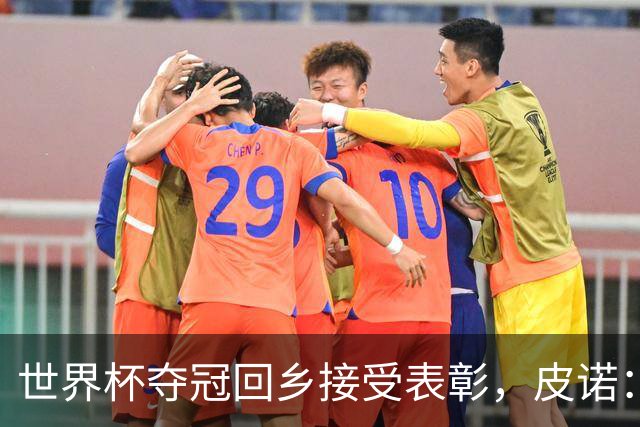 世界杯夺冠回乡接受表彰，皮诺：欧冠是我下一个目标